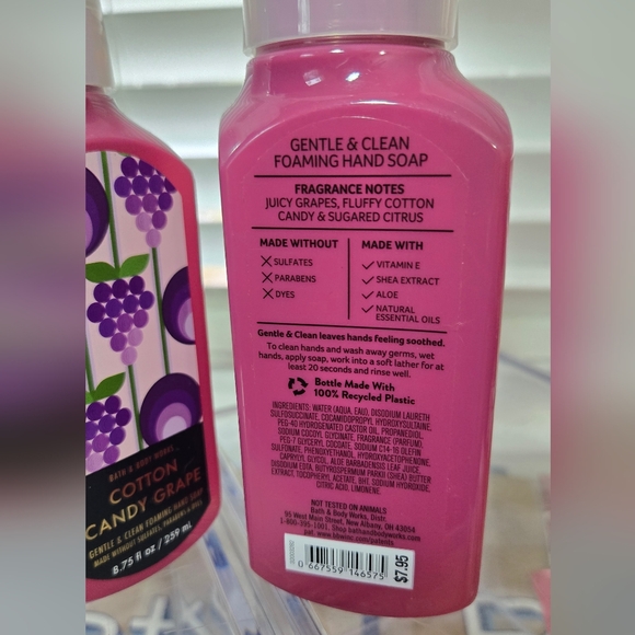 Cotton Candy Grape Foaming Hand Soap - Purple - Picture 3 of 5